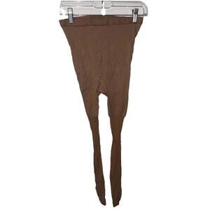 Star Power by Spanx Beige sheers high waisted shaping tights pantyhose sz F NWOT